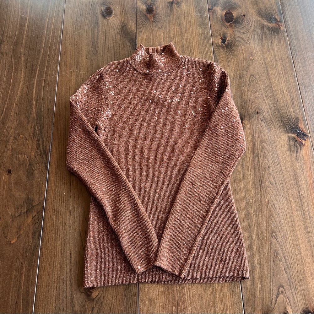 Once 1 Again Vintage 90s Metallic Sweater